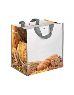 BORSA SHOPPING CON SOFFIETTO