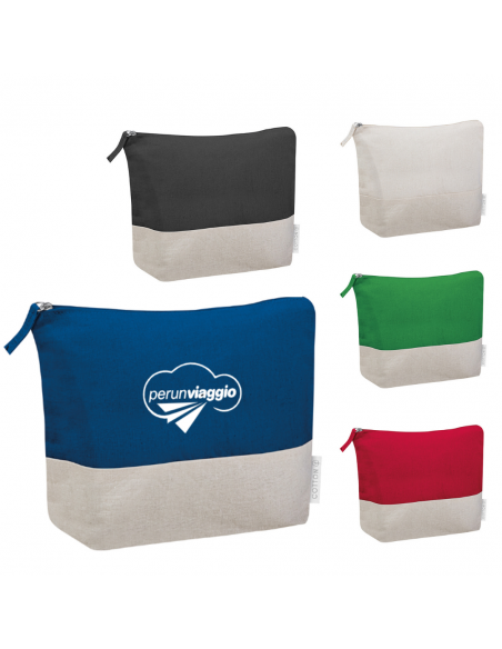 Beauty Case da Viaggi in Cotone