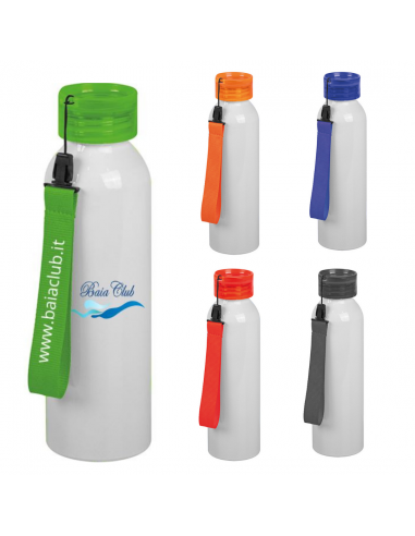 Borraccia 650 ml con nastro personalizzabile