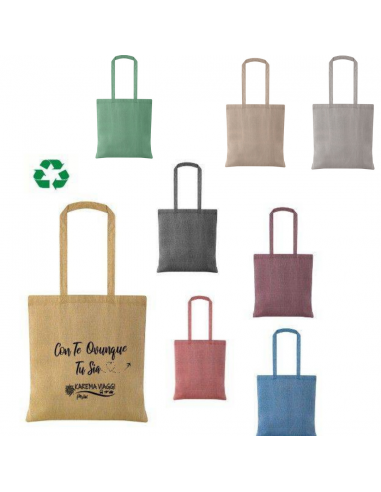 SHOPPER IN COTONE RICICLATO