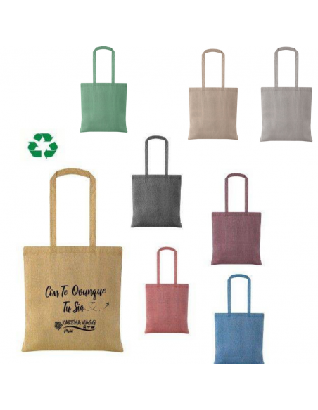 SHOPPER IN COTONE RICICLATO