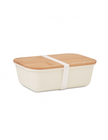 Portapranzo con coperchio in bamboo