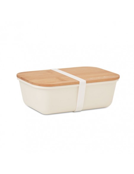 Portapranzo con coperchio in bamboo