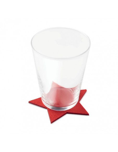 Set di 4 sottobicchieri in feltro