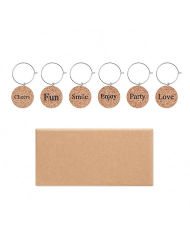 Set di 6 segnaposto in sughero