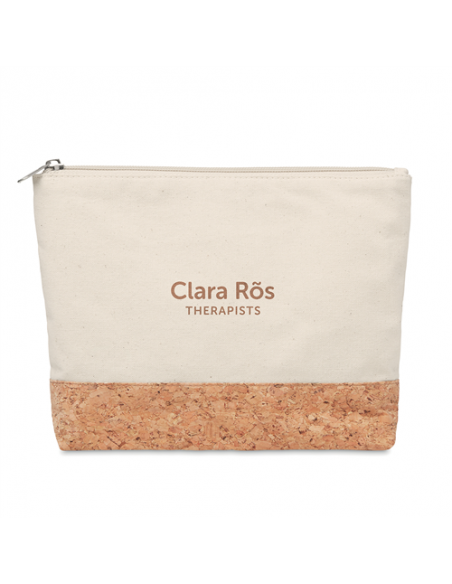 NECESSARIE DA VIAGGIO COTONE NATURALE & SUGHERO
