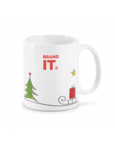 Tazza in ceramica con stampa natalizia da 350 ml