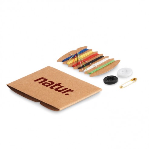 Kit da cucito da viaggio in carta kraft