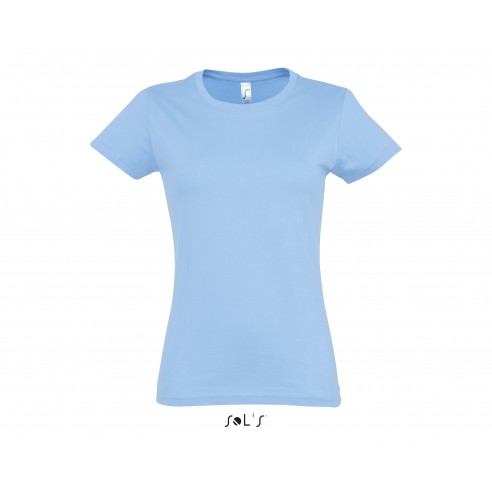 T-SHIRT GIROCOLLO DONNA JERSEY 190 GR
