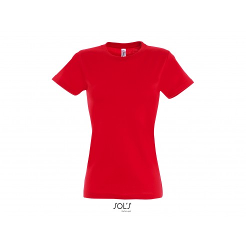 T-SHIRT GIROCOLLO DONNA JERSEY 190 GR