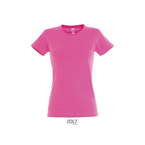 T-SHIRT GIROCOLLO DONNA JERSEY 190 GR