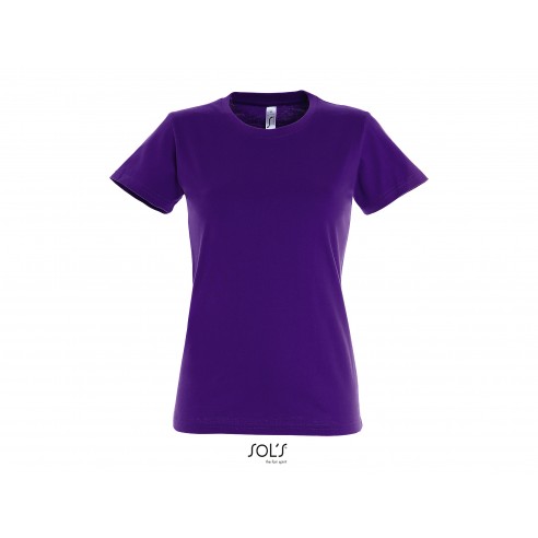T-SHIRT GIROCOLLO DONNA JERSEY 190 GR