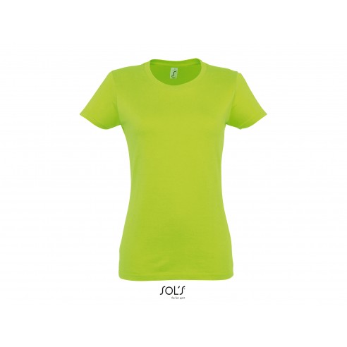 T-SHIRT GIROCOLLO DONNA JERSEY 190 GR