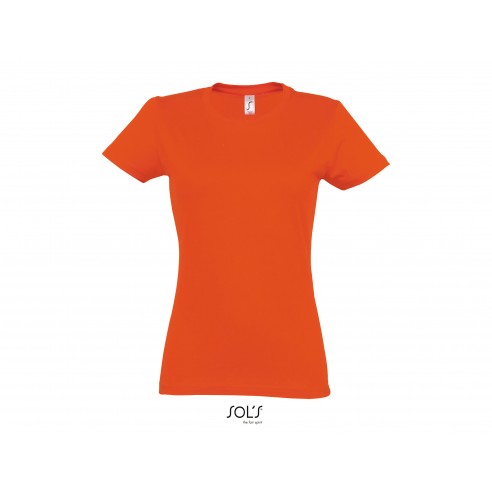 T-SHIRT GIROCOLLO DONNA JERSEY 190 GR