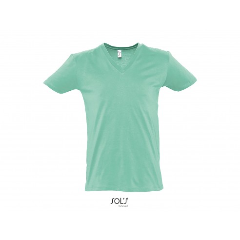 T-shirt uomo scollo a V profondo