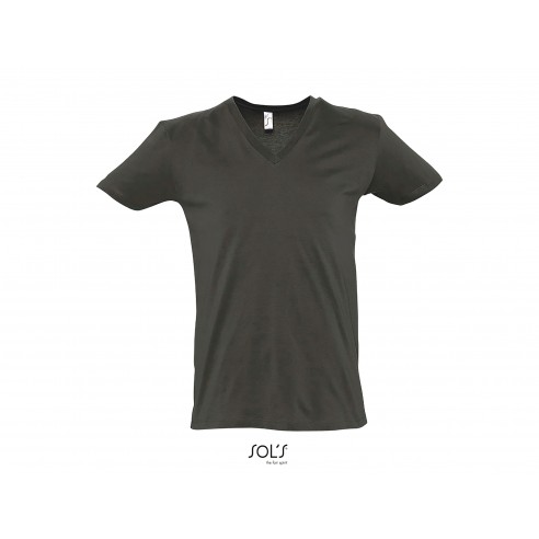 T-shirt uomo scollo a V profondo