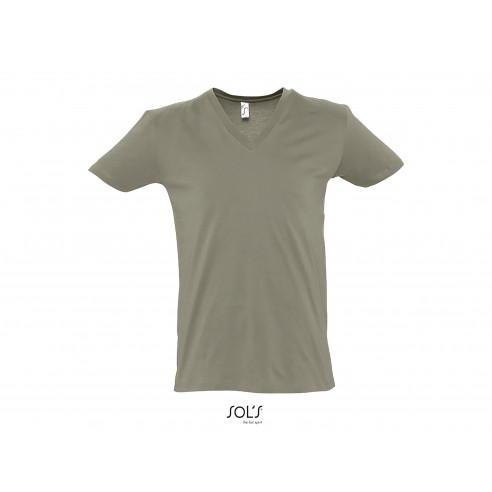 T-shirt uomo scollo a V profondo