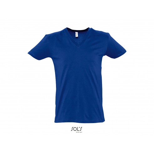 T-shirt uomo scollo a V profondo