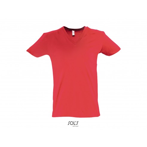 T-shirt uomo scollo a V profondo