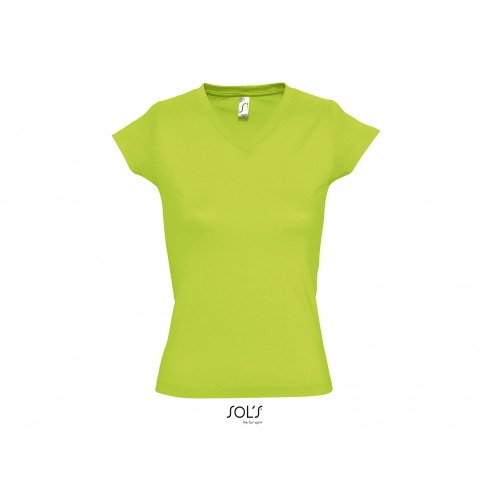 T-shirt donna scollo a V profondo