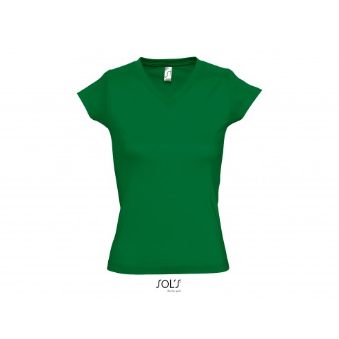 T-shirt donna scollo a V profondo