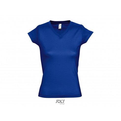 T-shirt donna scollo a V profondo