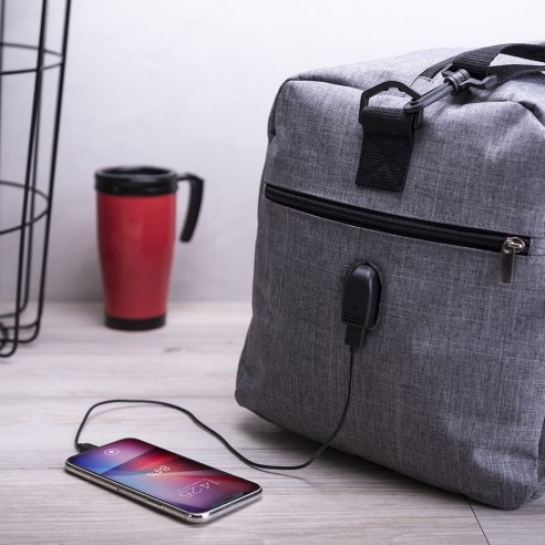 BORSONE VIAGGIO CON USCITA CAVO USB