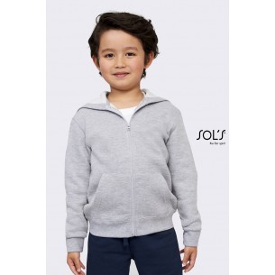 Felpa bambino full zip con...