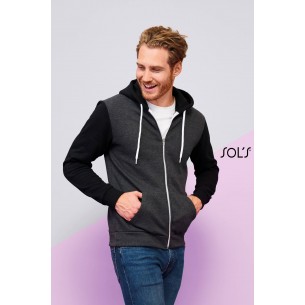 Felpa unisex bicolore