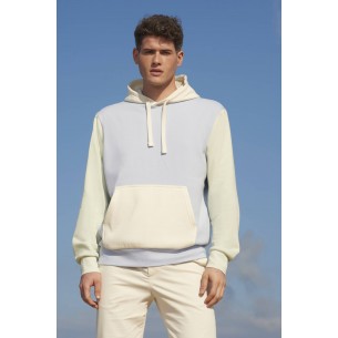 Felpa unisex bicolore in...