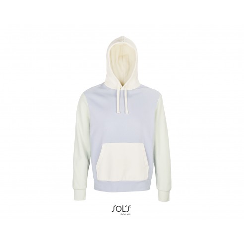 Felpa unisex bicolore in cotone...
