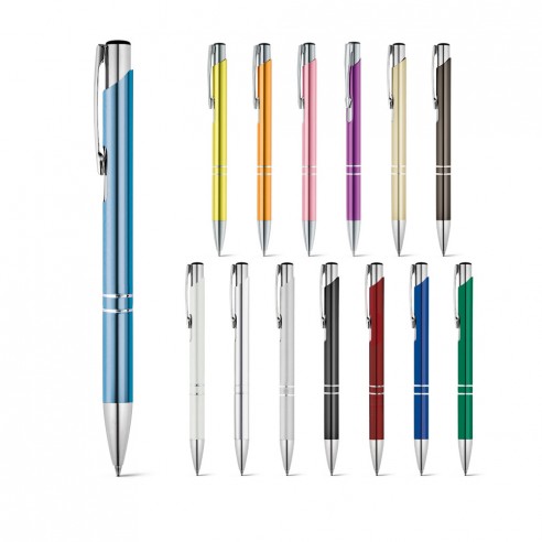 Penna a sfera metalizzata