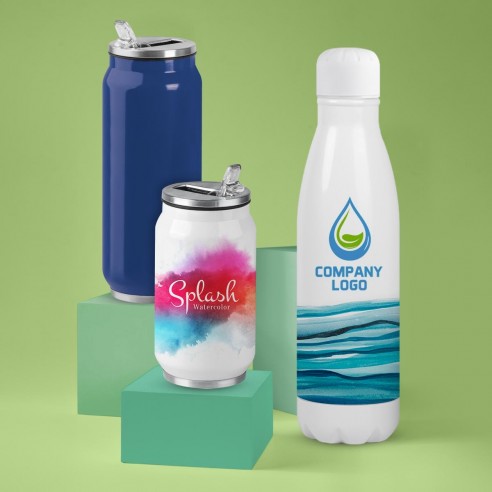 Borraccia termica con cannuccia...