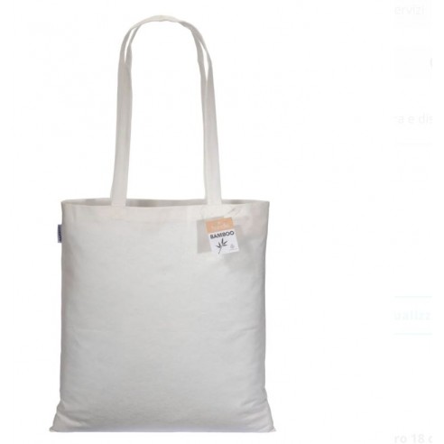 Shopper in fibra di bambù 135 g/m2
