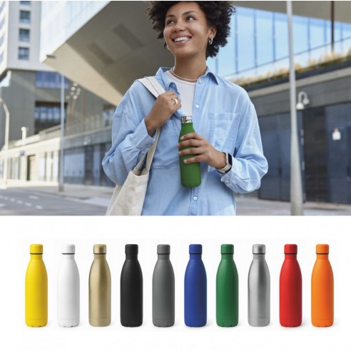 Borraccia termica 500 ml in acciaio inox