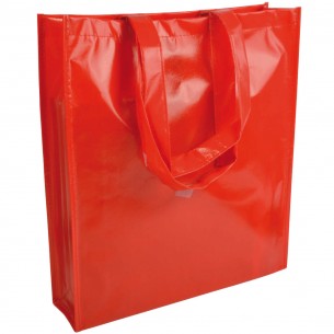 Shopper con soffietto in...