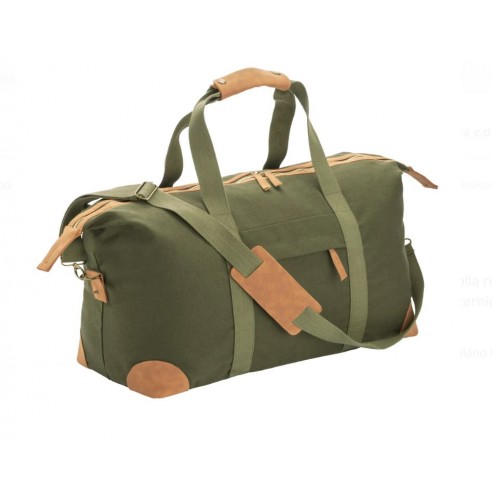 Borsa duffle in canvas riciclato....