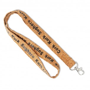 Lanyard in sughero 100%