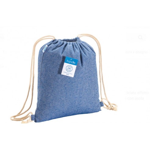 Sacca zaino in carbone naturale