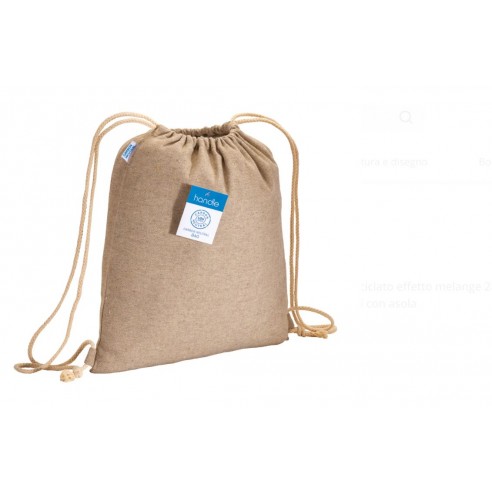 Sacca zaino in carbone naturale