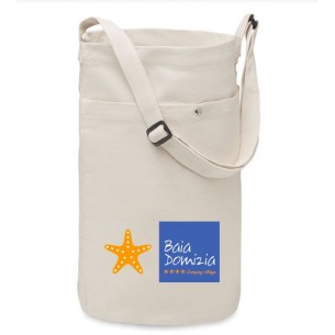 Borsa mare in tela con...