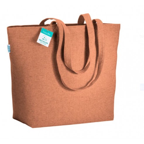 Shopper con soffietto alla base in...