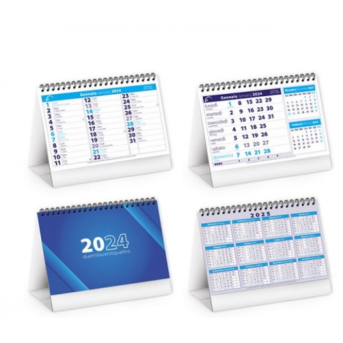Calendario 2024 da tavolo personalizzato da € 0,19