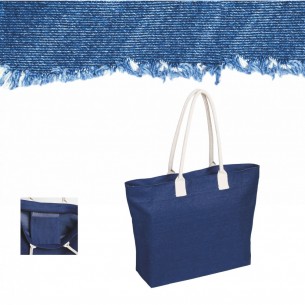 Borsa mare in denim con... 2
