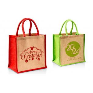 Borsa mare  in juta con...