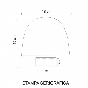 CAPPELLO CON ETICHETTA SERIGRAFABILE 2