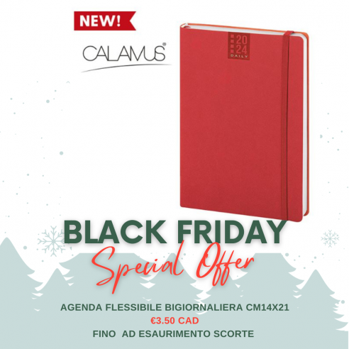 Agenda bigiornaliera flessibile cm 14x21