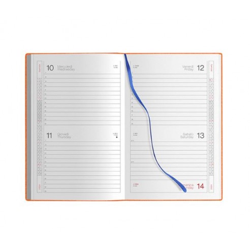 Agenda bigiornaliera flessibile cm 14x21
