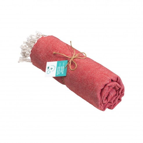 Telo mare/pareo in cotone riciclato...