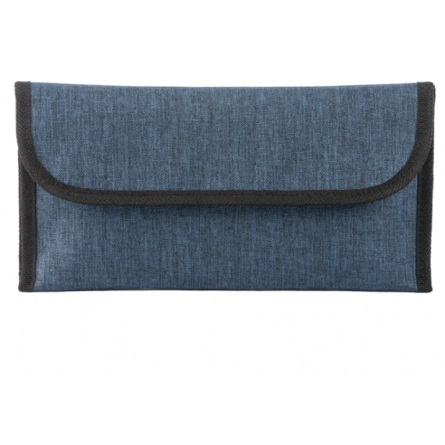 Portadocumenti da viaggio in jeans a...